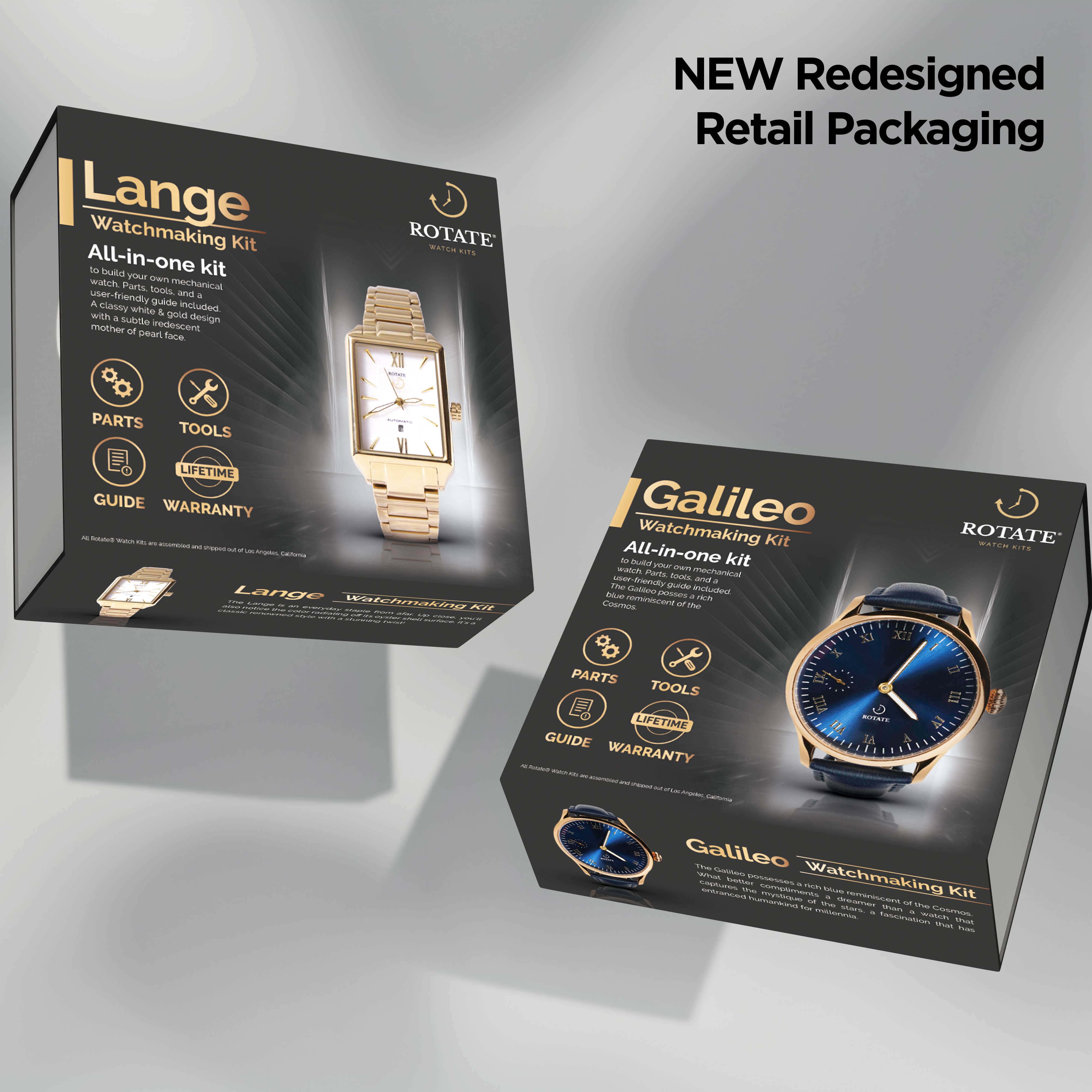 Rotate Watch Kits - Wholesale DIY Craft Kit - The Wright - Watchmaking Kit6