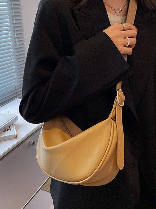 VividLux – bolsa tiracolo - Mulher por atacado – Bolsas de tiracolo com fecho geométrico geométrico de cor sólida com fecho2