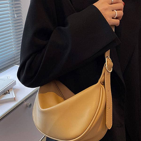 VividLux – bolsa tiracolo - Mulher por atacado – Bolsas de tiracolo com fecho geométrico geométrico de cor sólida com fecho2