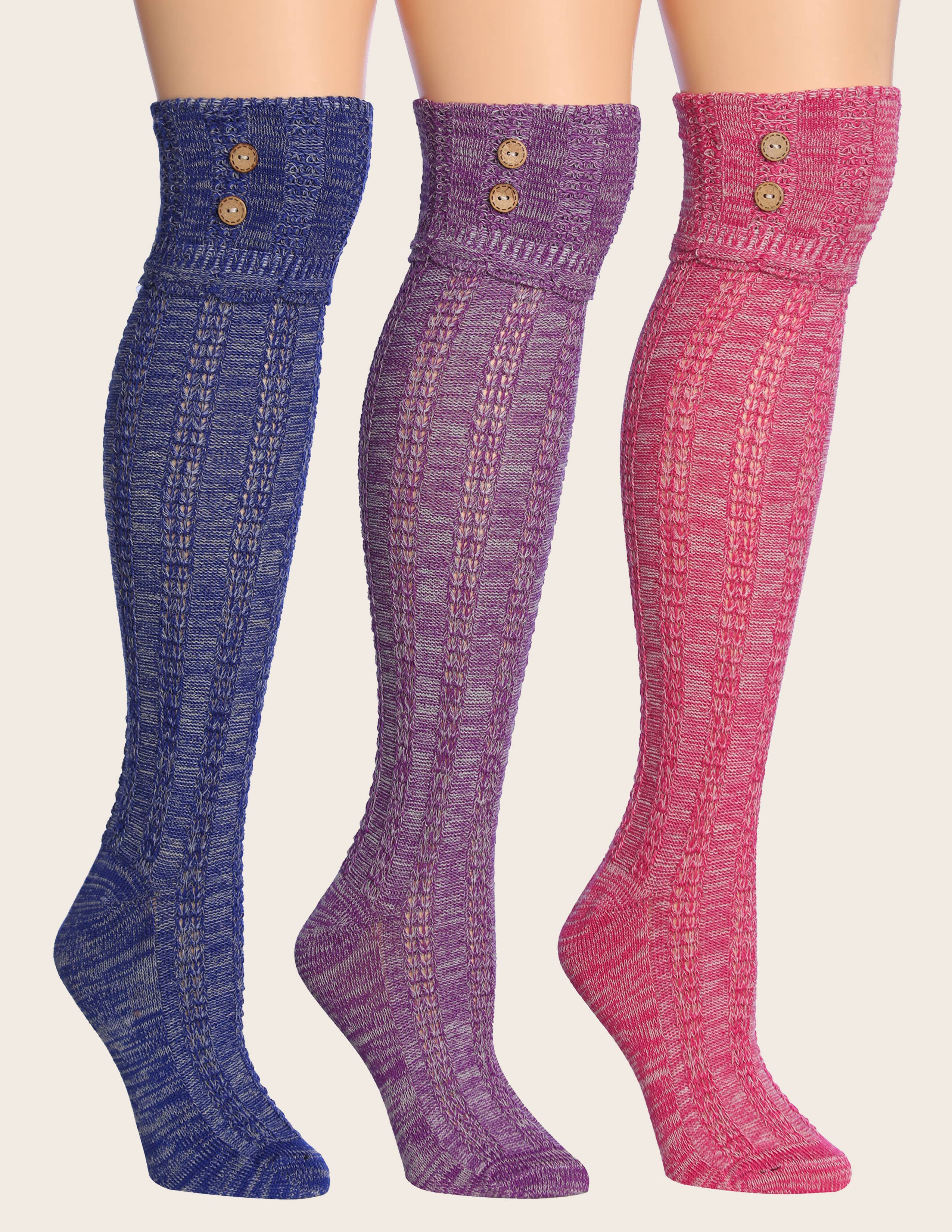 Isadora, Tipi toe, & James Fiallo – Großhandel Socken – Damen – Tipi Toe Damen warme Winter-Kniestocksocken4