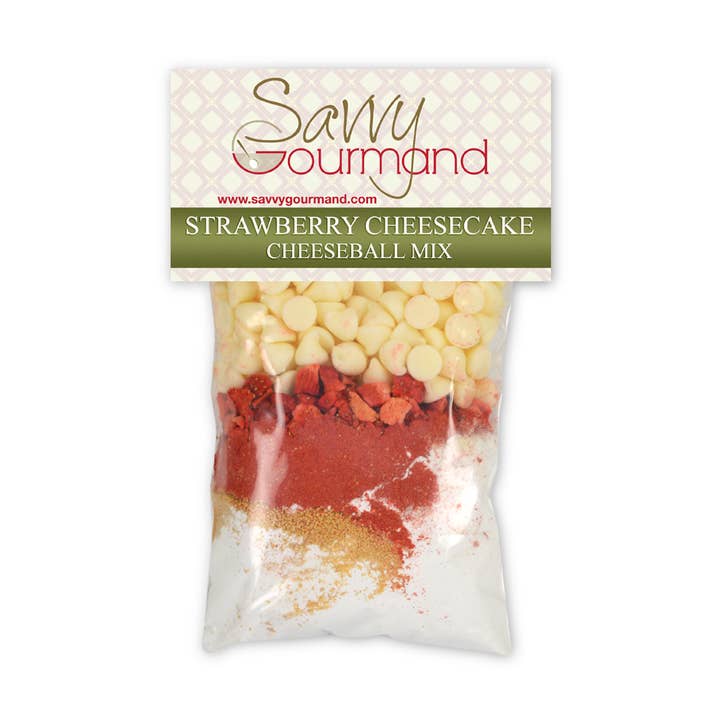Savvy Gourmand - Wholesale Dip - Strawberry Cheesecake Cheeseball or Pie0