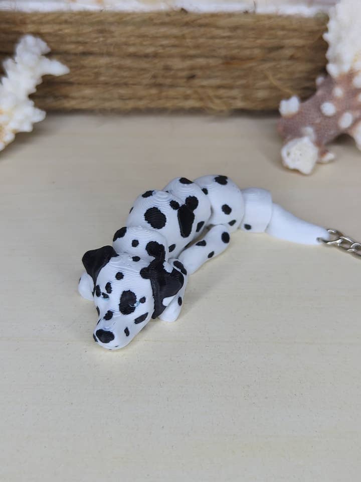 Llavero Flexi Dálmata para venta al por mayor de Ocean Gems And More