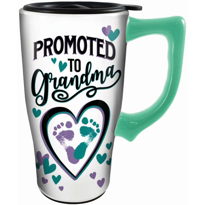 Spoontiques, Inc - Wholesale Coffee Mug - Promoted To Grandma Travel Mug