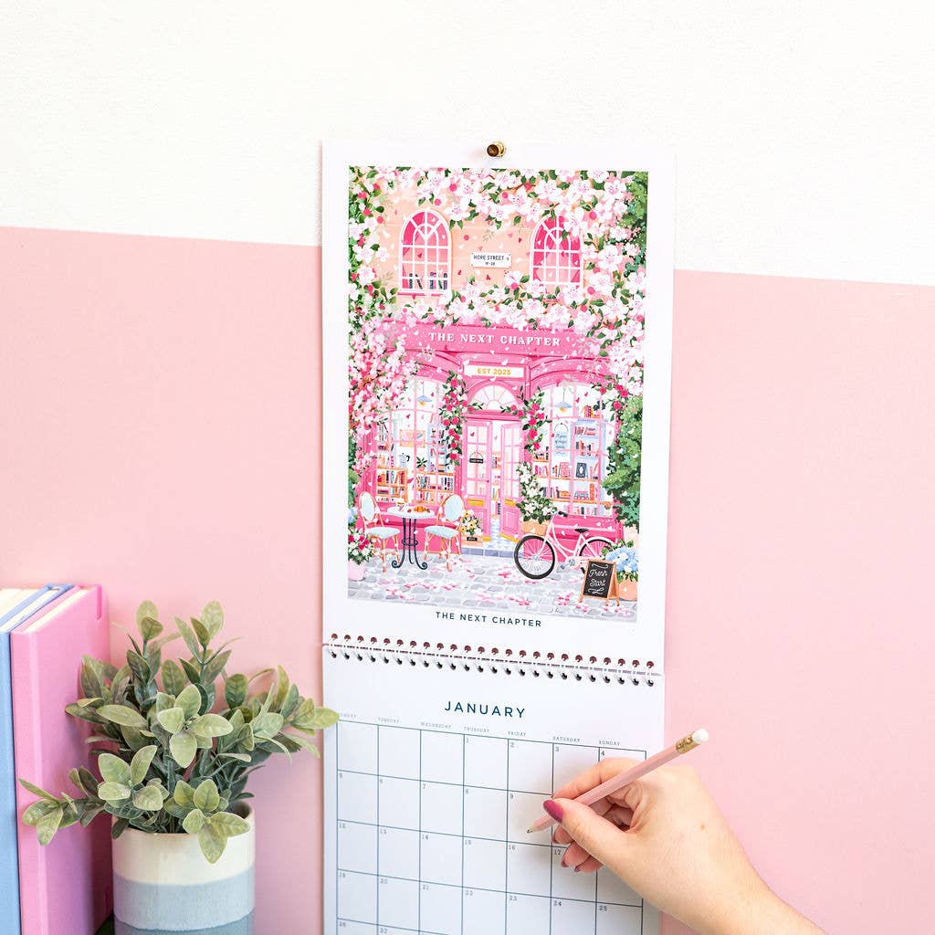 Simply, Katy - Wholesale Calendar - 2026 Shopfront Scenes Calendar  6