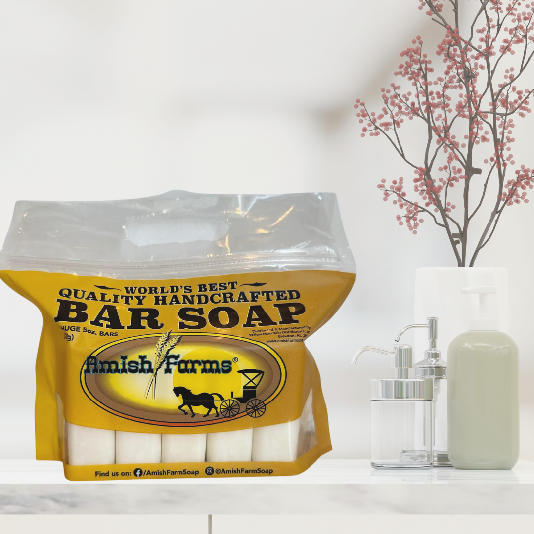 Amish Farms Bar Soap, 5 oz, 5 Bars Ingredients and Reviews