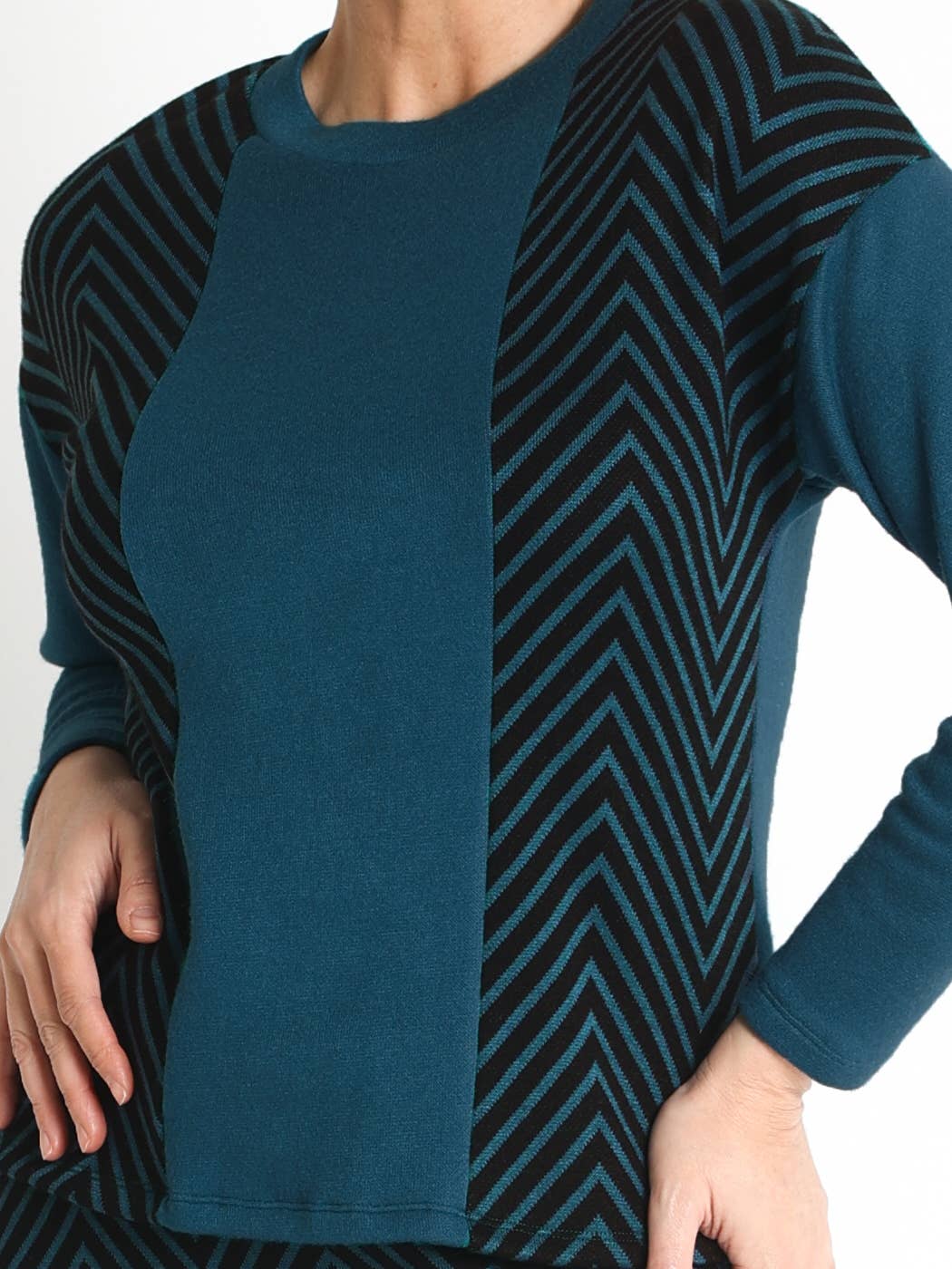 LOURDES CASTILLO - Wholesale Knit Sweater - Women's - 372334L KNIT JACQUARD COMBINED WOOLLY JERSEY MISSONI3