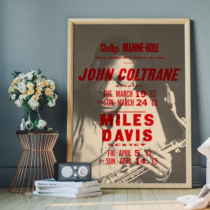 Ink & Drop - Wholesale Poster - John Coltrane Miles Davis Music Poster Print3