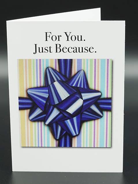 Pour toi. Tout simplement parce que. Carte de voeux pour la vente par Beautiful Art Prints LLC