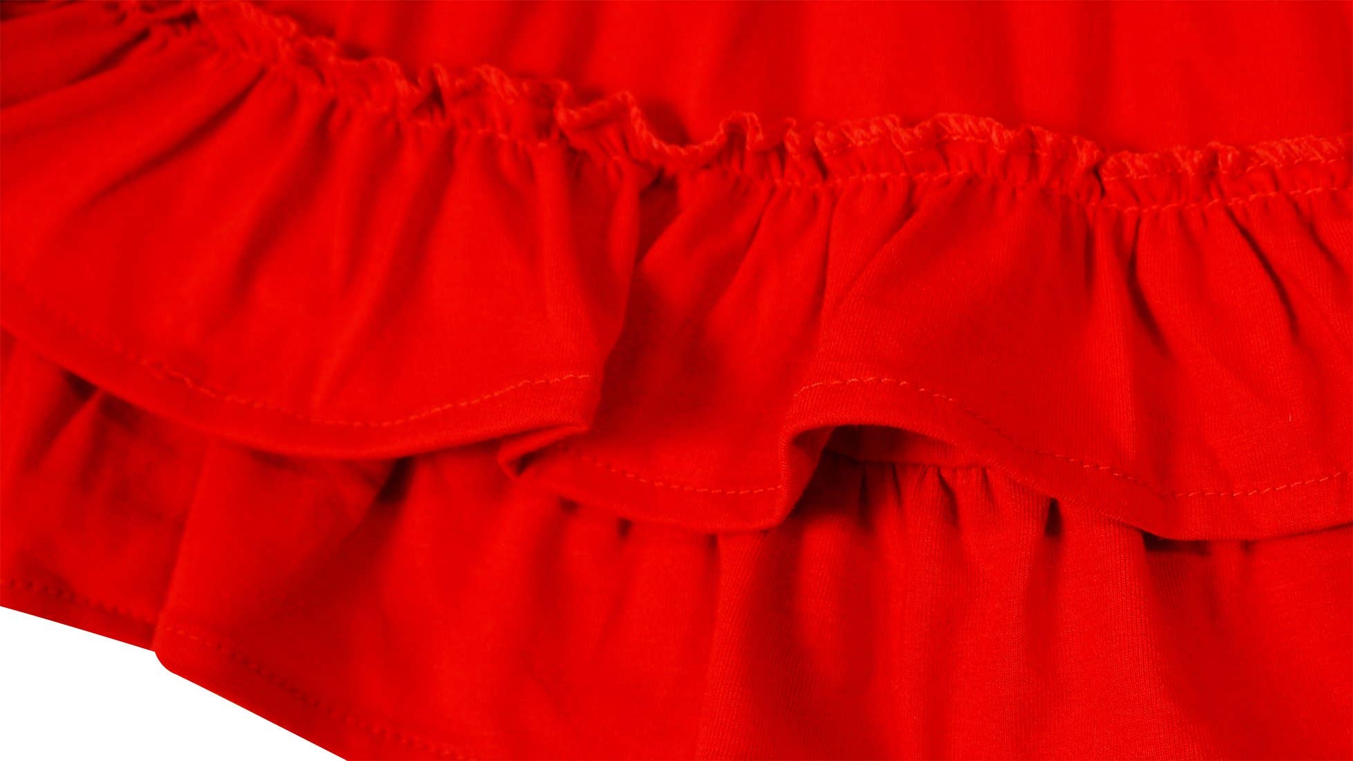 Angeline Kids - Wholesale Top & Leggings Set - Kids - Baby Toddler Little Girls Valentines Roses Scarf Outfit - Red Ivory6