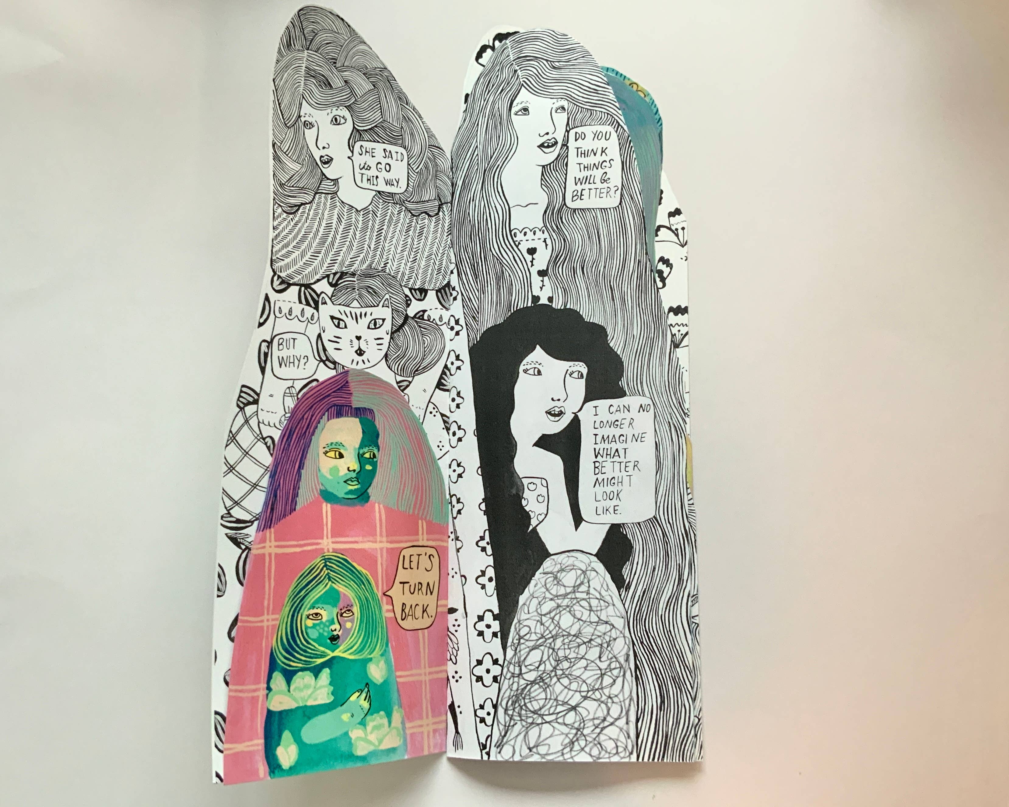 Erika Rier - Wholesale Comic Book - Walking Mountains - an art zine7