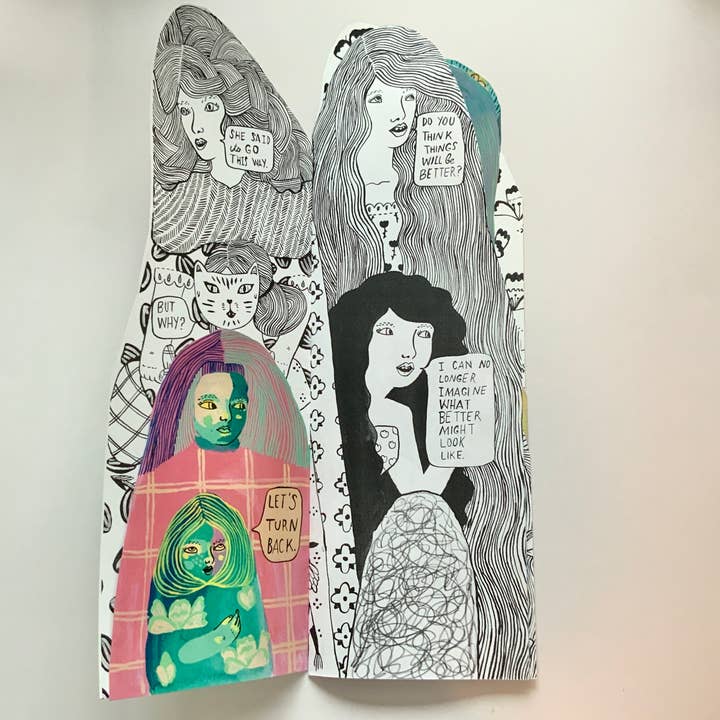 Erika Rier - Wholesale Comic Book - Walking Mountains - an art zine7