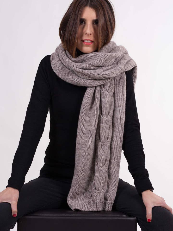 Braid Scarf for wholesale by MR Complements