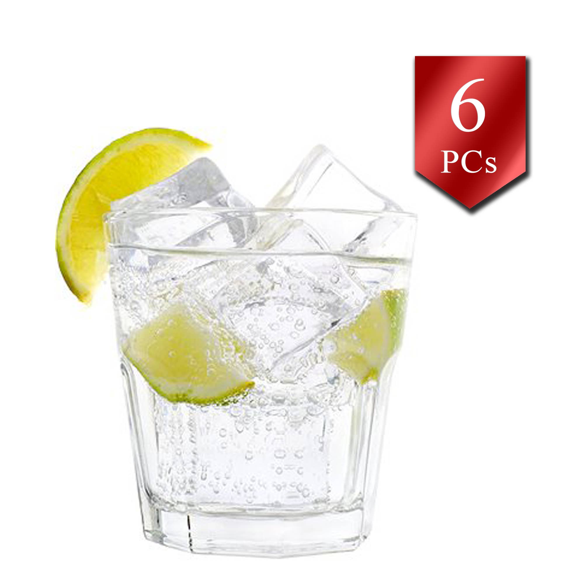 Hakan - Wholesale Drinking Glass/Cup - Water Drinking Glasses Set of 6, Glass Tumbler 6.7 oz1