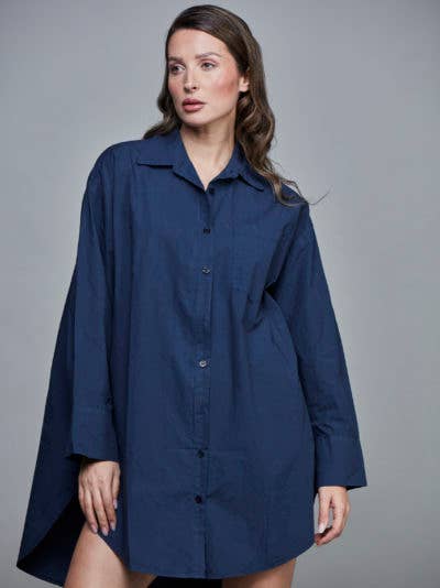 SixtyDays - Vendita all'ingrosso Camicia button down - Donna - Camicia boyfriend oversize in cotone - 40 colori18