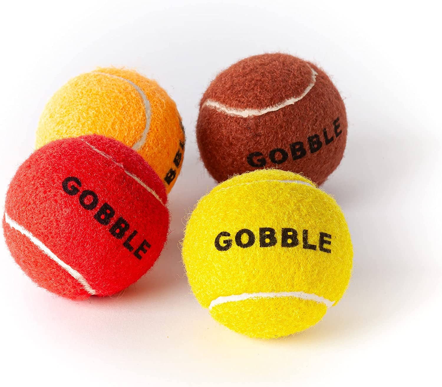 Midlee Designs - Wholesale Pet Fetch Ball - Dog - Thanksgiving Dog Tennis Balls0