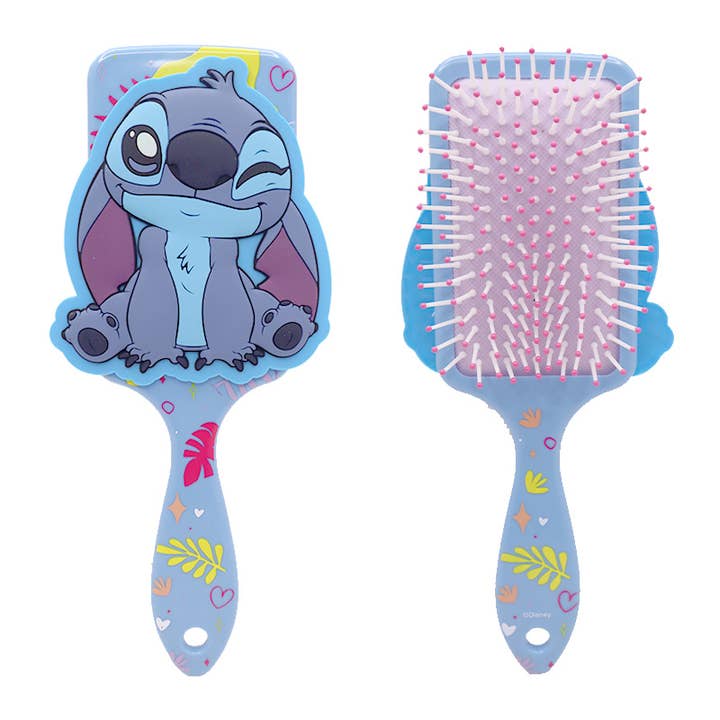 PINEAPPLE Beauty - Wholesale Hair brush/comb - UPD LS715 Disney Stitch Paddle Hair Brush - 12 pcs