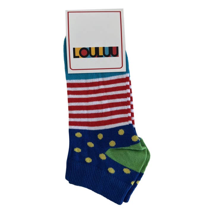 Fashiontight – wholesale Socks – Women's – Louluu Dot Line Low Cut Socks1