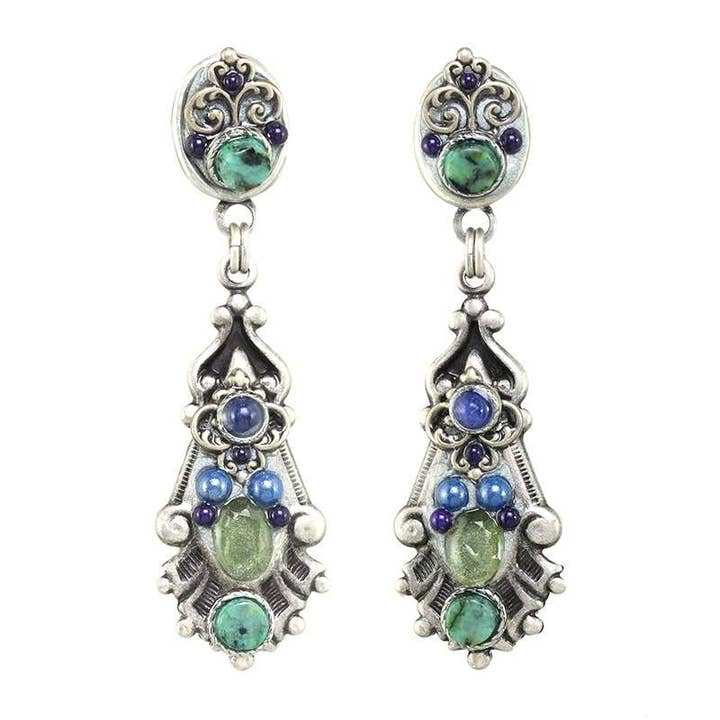 Lake Como Shield Earrings for wholesale by Michal Golan Jewelry