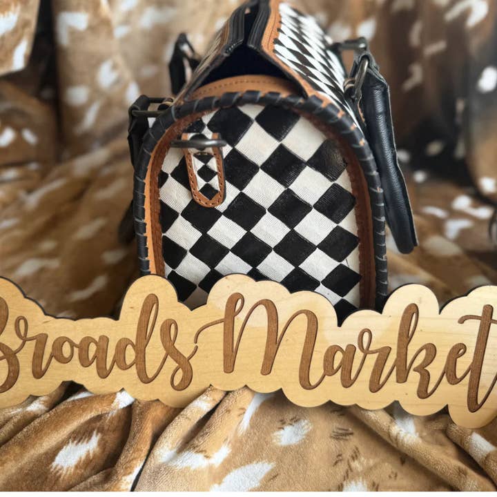 Broads Market - Wholesale Crossbody Bag - Women's - Checkered Speedy Crossbody Purse1