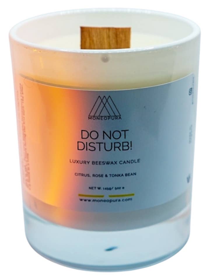 Do Not Disturb! Candle - Beeswax Candle - Luxury Candle for wholesale by Moneopura