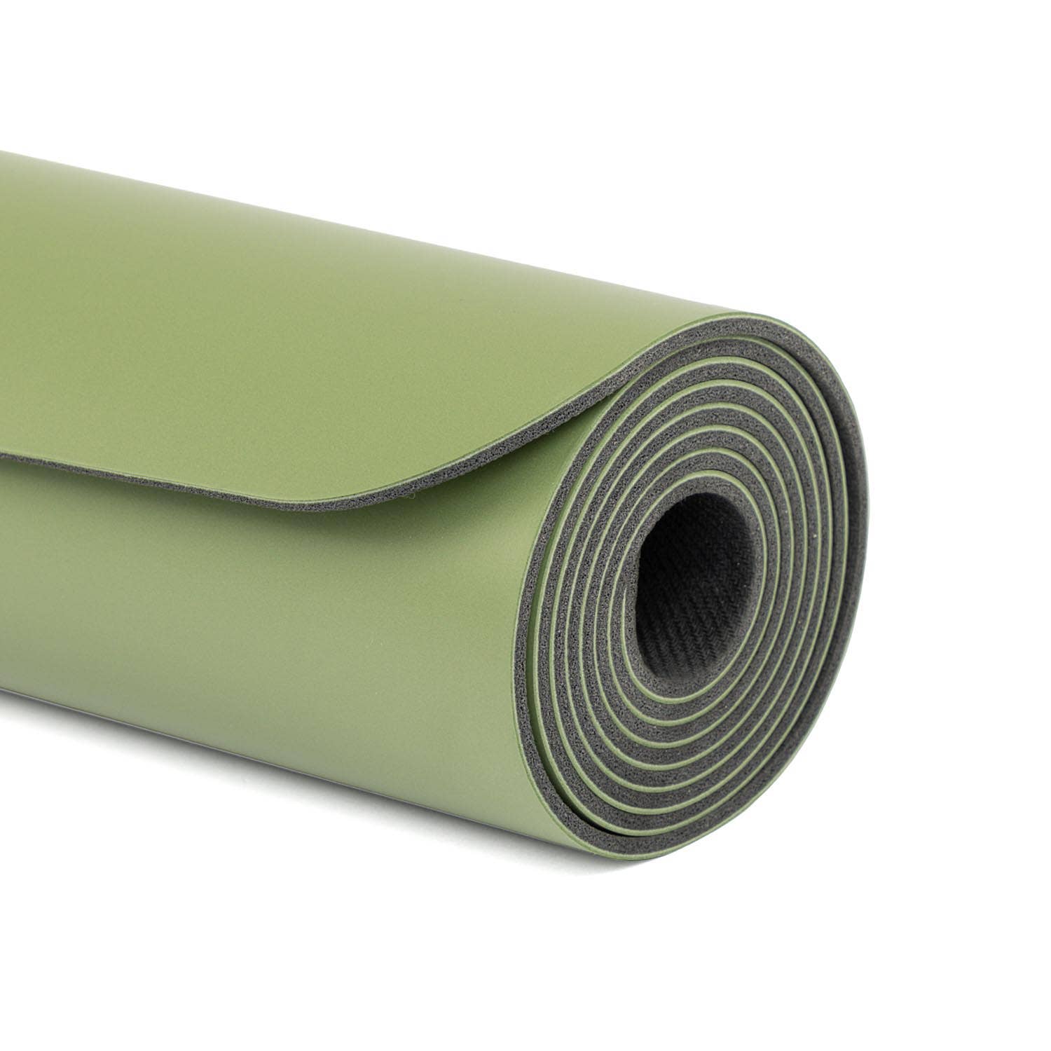 Bodynova - Wholesale Yoga Mat - PHOENIX Mat, Bodhi Leaves, dark green1