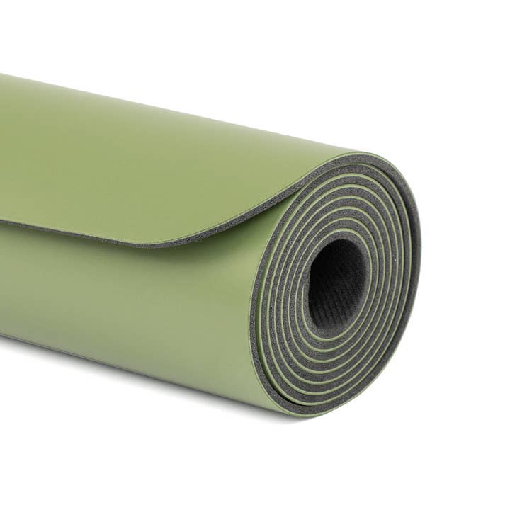 Bodynova - Wholesale Yoga Mat - PHOENIX Mat, Bodhi Leaves, dark green1