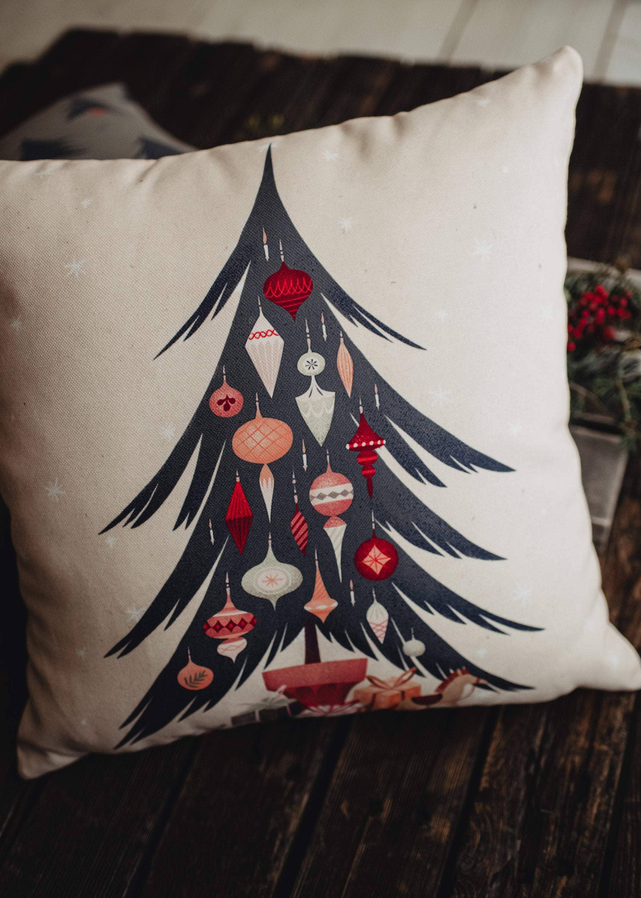 UniikPillows - Wholesale Sierkussensloop - Nordic Christmas Tree Sierkussensloop | Kerstboom | Kerstcadeaus | Kamerdecor | Moeder Cadeau | Aesthetisch kamerdecor | Kamerdecor6