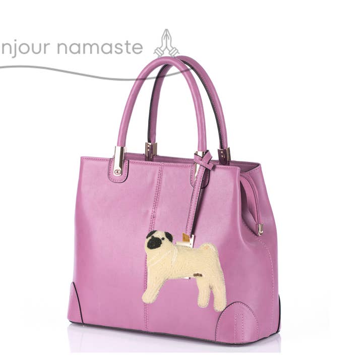 Handgjorda hundväskcharmar | Begränsad upplaga för wholesale av Bonjour Namaste