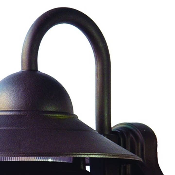 HomeRoots - Vendita all'ingrosso Luce per esterni/da giardino - Lampada da parete per esterni con sensore di movimento in bronzo antico