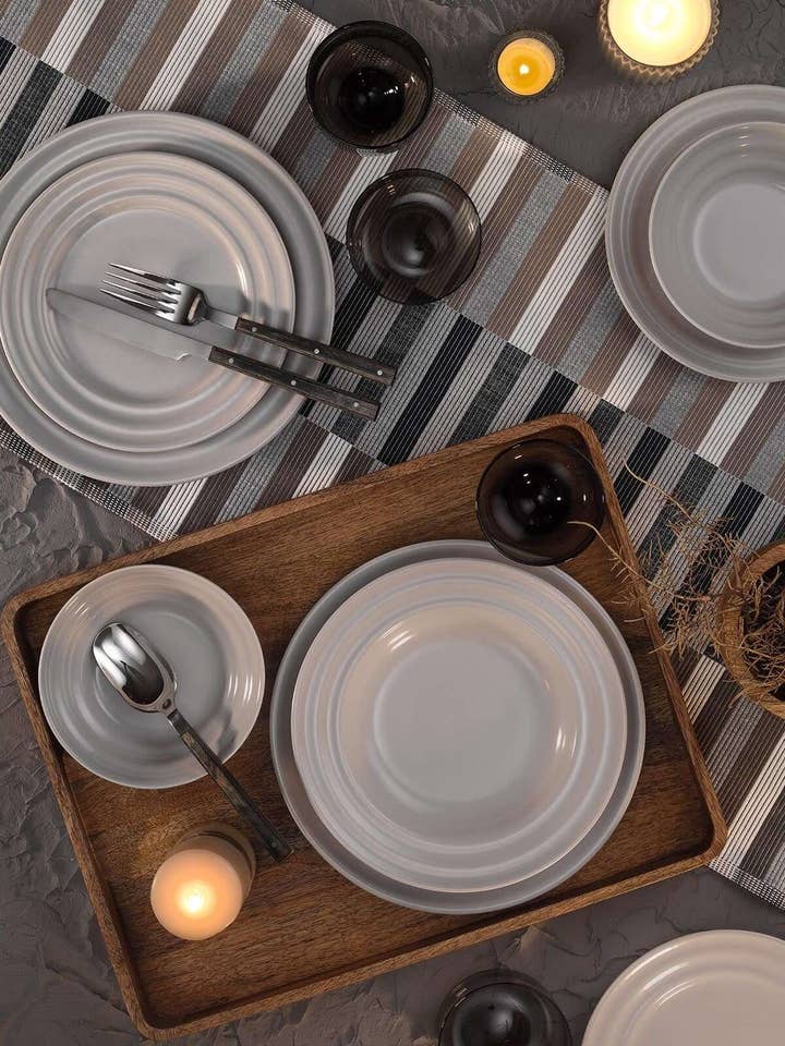 Kütahya Tuana 24 piece Dinnerset in PEARL Matt Beige for wholesale by Mita Kitchenware