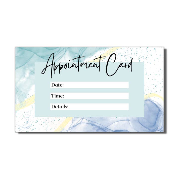 Afsprakenkaart voor wholesale door Small Biz Supplies