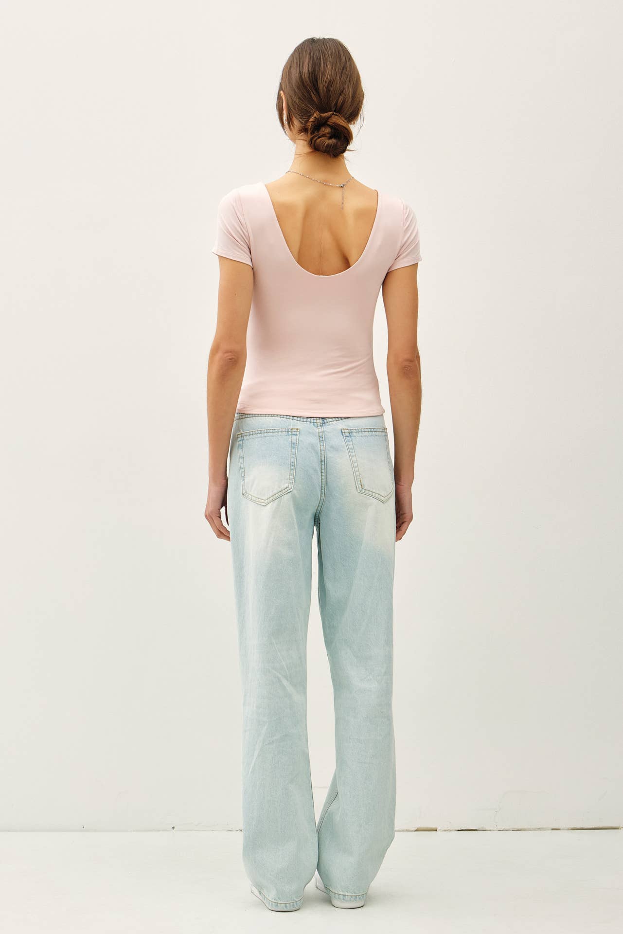 Be Cool - Wholesale T-Shirt - Women's - [SOFT CORE] BASIC DOUBLE LINED SCOOP NECK CAP SLEEVE TOP 1