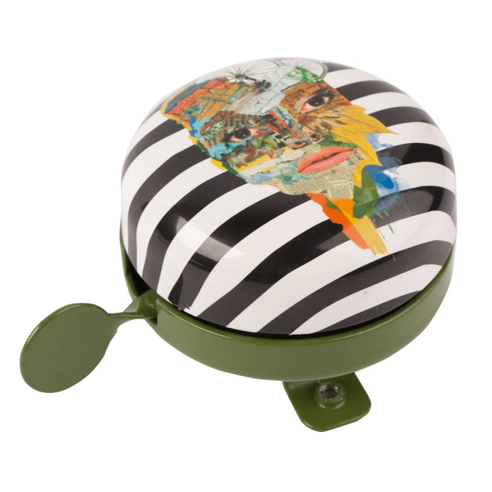 White Biggdesign Nature Earth Bicycle Bell for wholesale on Faire5