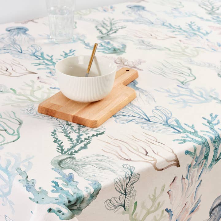 SG HOGAR - Wholesale Tablecloth - Resinated Stain Resistant Tablecloth 0120-4013