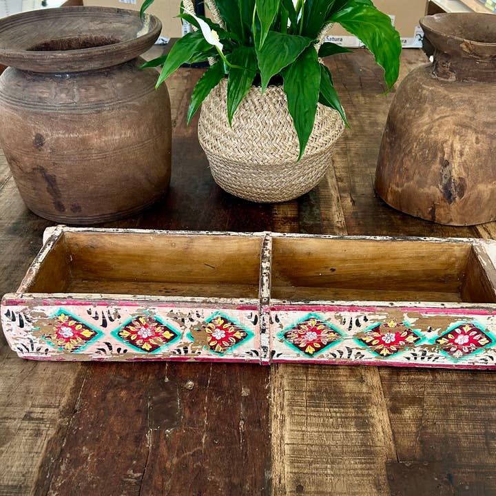 Paloma Black (Casa Natura Design, S.L.) - Wholesale Planter Box - Traditional Old Indian Double Brick Mold With Retro Hand 2