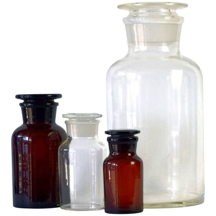 Apothecary Jars Clear & Amber for wholesale by Plain & Simple Australia