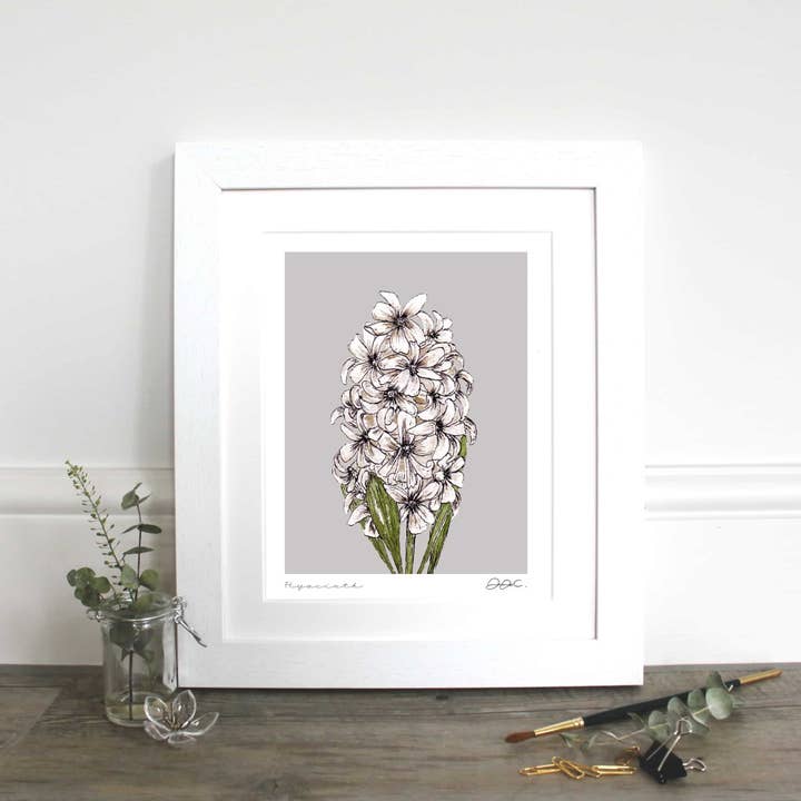 Impression d'art 10x12" Jacinthe pour la vente par Toasted Crumpet