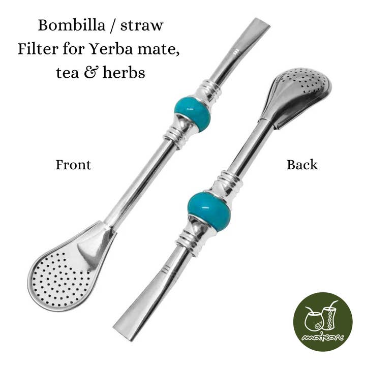 Matear - Wholesale Tea Strainer/Infuser - Stainless steel Bombilla to drink Yerba Mate2
