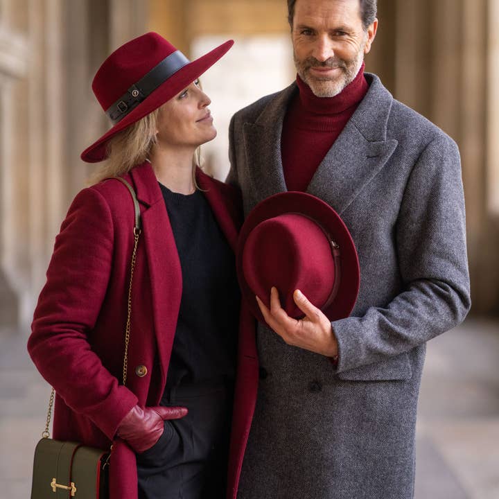 FLECHET - Wholesale Fedora - Women's - WOOL FELT HAT - FLFH2313