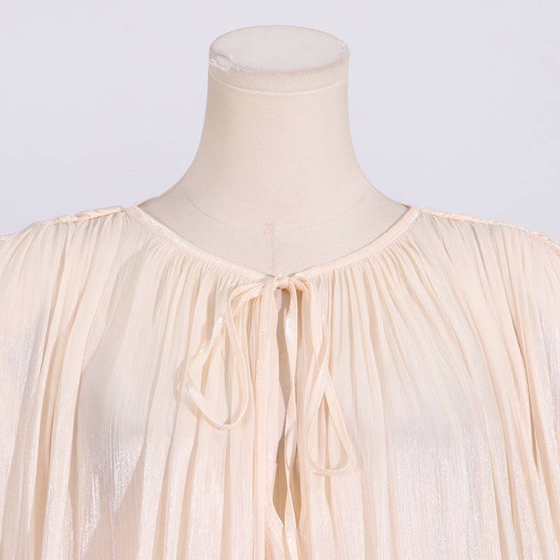 Productseeker – Engroshandel Kjole - Dame – DR443 Kort kjole med lange ærmer til kvinder – Forår/sommer8