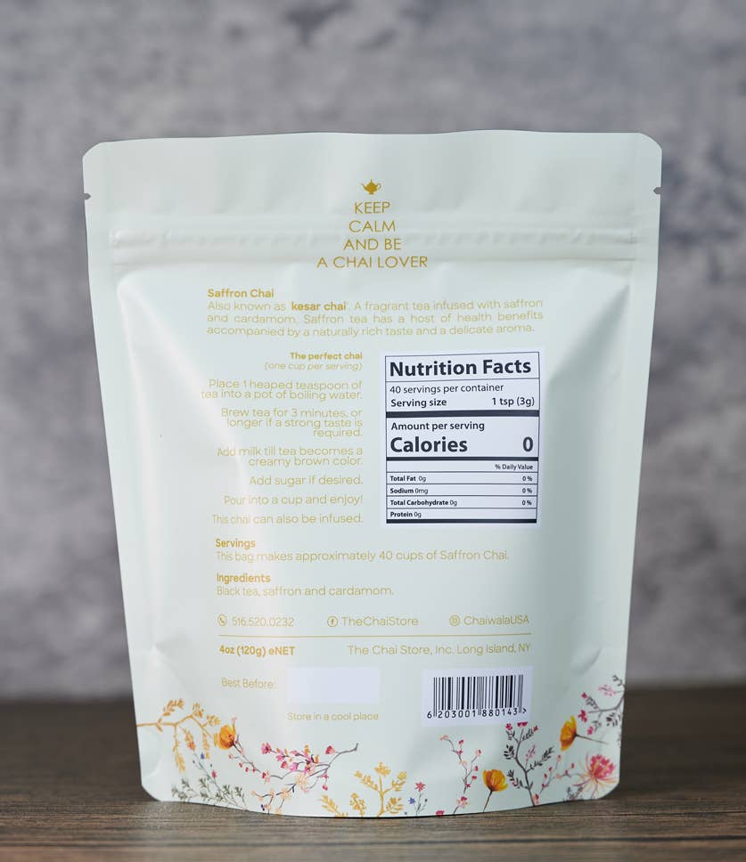 Chaiwala - Wholesale Loose Tea - Chaiwala Saffron Chai3