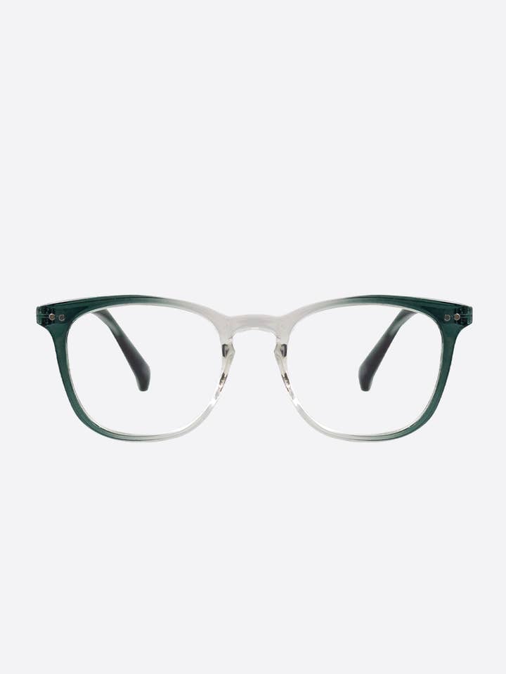 READING GLASSES - EUROPE CRYSTAL GRADIENT GREEN for wholesale by OCEANIDES EYEWEAR