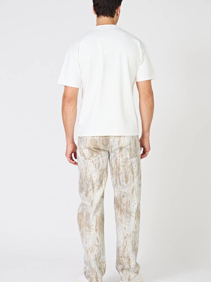 TOP MONDAY - Wholesale Top & Pant Set (NOT Loungewear) - Men's - Paint Effect Denim Set – Street Chic Look for Winter5