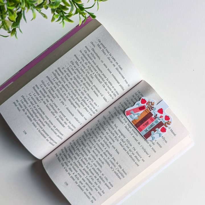 Avril & Novembre – wholesale Bokmärke – Magnetiskt Bokmärke - Aldrig för många böcker2