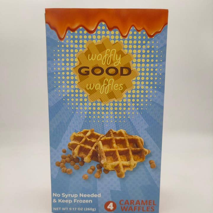 Waffly Good Waffles – wholesale Brödmix – Caramel Pearl Sugar Våfflor