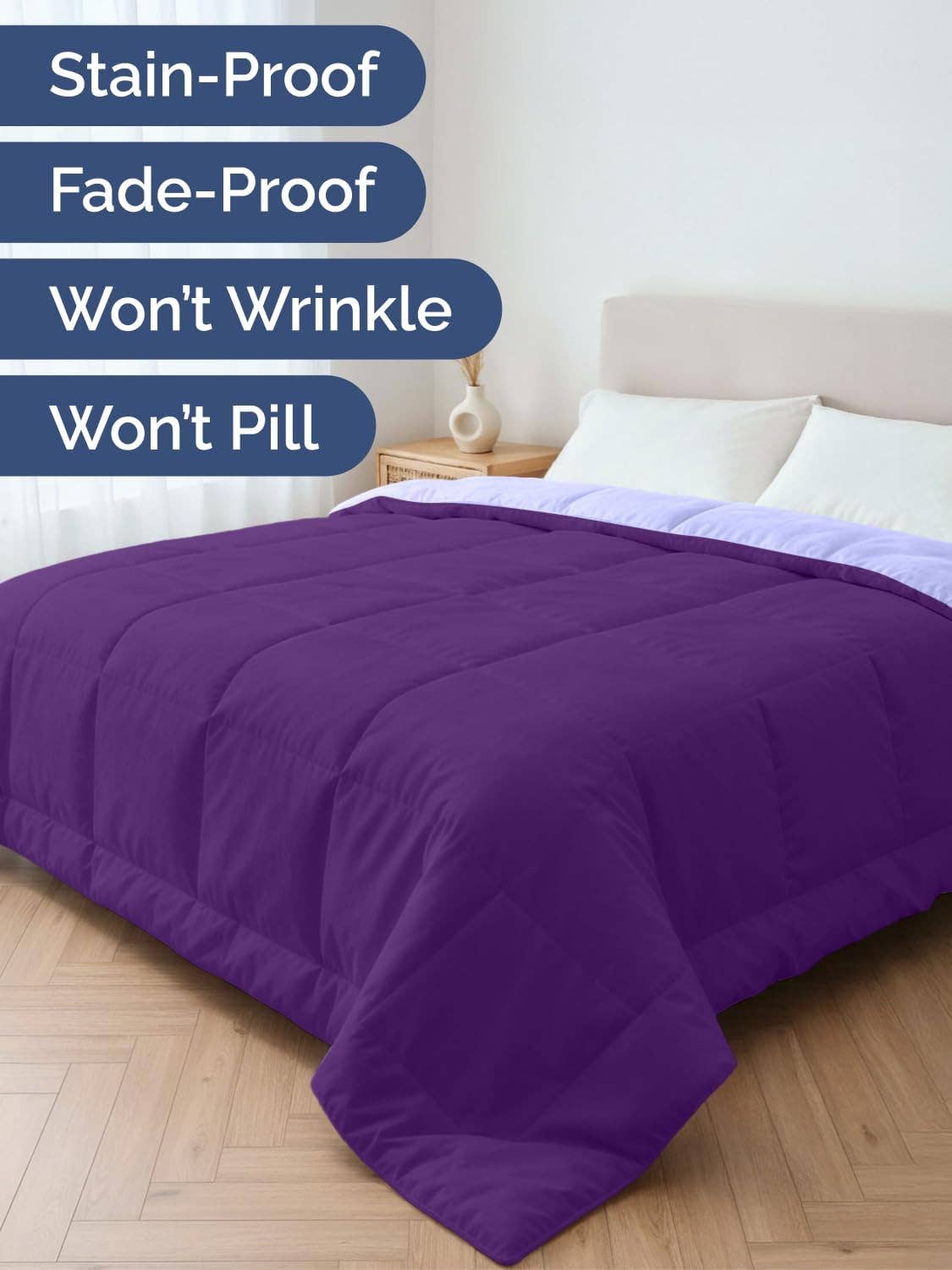 CGK Unlimited - Wholesale Down Comforter - Premium Down Alternative Comforter - All Season & Oversized7