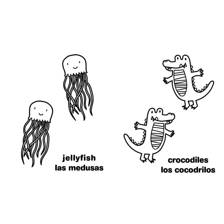 Simon & Schuster - Wholesale Coloring & Activity Book - Kids & Baby - My First Big Book of Bilingual Coloring Animals: Spanish by Little Bee Books5