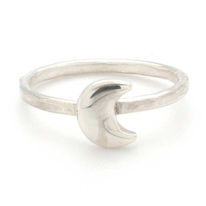 Moon Stacking Ring | Silver för wholesale av Hiouchi Jewels | Rose & Bolt Grateful Dead Jewelry