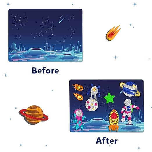 Skillmatics - Wholesale Art Set - Kids & Baby - Skillmatics - Foil Fun - Up in Space No Mess Art for Kids7