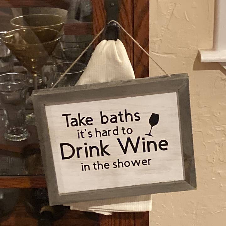 Panneau de vin pour la vente par Simply Organic Soap